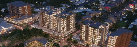 Brighton Rd as shown in the Chamber of Commerce concept aerial view.