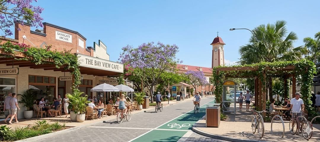 Design idea for Brighton Rd looking towards the Town Hall